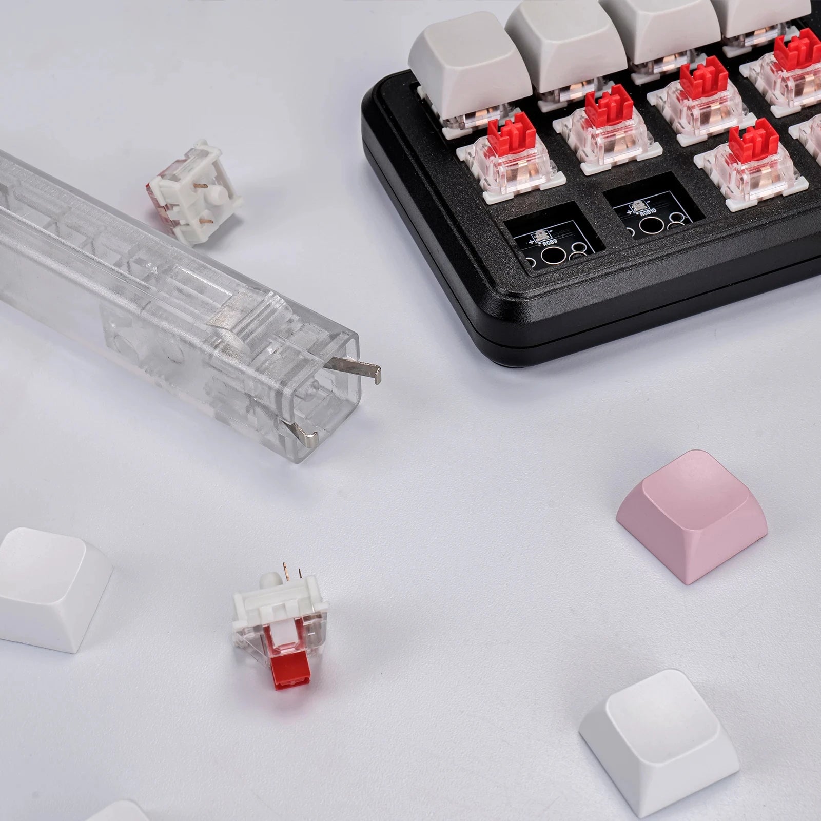 2 in 1 Switch Puller Keycap Puller Key Switch Keycap Puller for Mechanical Keyboard Gaming Keyboard Switches DIY Cleaning Tool
