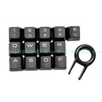 13Key Anti Slip Caps Mechanical Keyboard Keycaps Slip Proof with Backlights Enhances Typing and Gaming For K70 K95