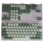 K135 Minimalist White Keycap PBT Thermal Sublimation XDA Concise Japanese Korea Key Cap Adaptive Mechanical Keyboard Keycaps