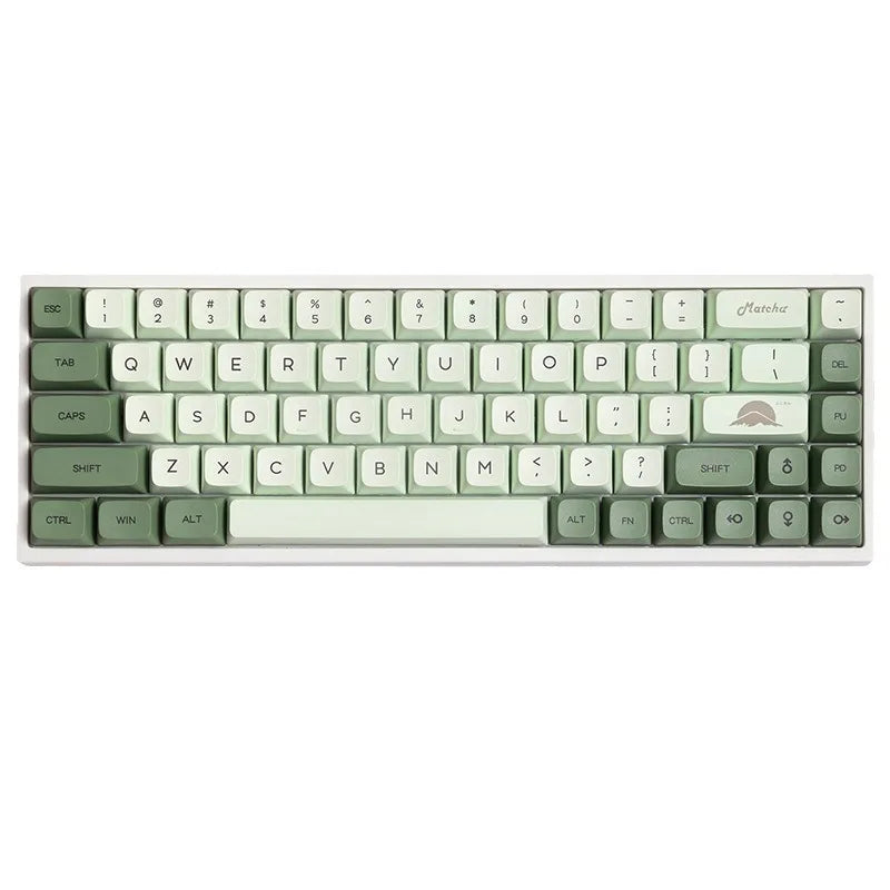 K135 Minimalist White Keycap PBT Thermal Sublimation XDA Concise Japanese Korea Key Cap Adaptive Mechanical Keyboard Keycaps