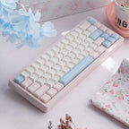 164 Keys Latte Coffee Keycaps Retro Brown Translucent keycaps Cherry Profile Double Shot PBT PC keycap For Mechanical Keyboard