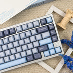 164 Keys Latte Coffee Keycaps Retro Brown Translucent keycaps Cherry Profile Double Shot PBT PC keycap For Mechanical Keyboard