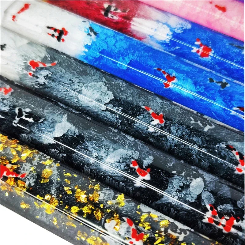 ECHOME Koi Fish Spacebar Keycaps 6.25U Custom Resin DIY Cherry Spacebar Keycaps MX Switch Translucent Keycap Mechanical Keyboard