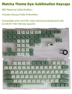 K135 Minimalist White Keycap PBT Thermal Sublimation XDA Concise Japanese Korea Key Cap Adaptive Mechanical Keyboard Keycaps