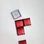 97QA Ergonomic Translucent Keycap Set for Mechanical Keyboards WASD and Arrows Keycaps Elevates Gaming Enhances Durability