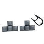 97QA Ergonomic Translucent Keycap Set for Mechanical Keyboards WASD and Arrows Keycaps Elevates Gaming Enhances Durability