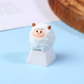 Cute Cartoon 3D Animal Keycap Mechanical Keyboard Caps OEM Height Keycap Kawaii DIY Keyboard Accessories Girl Gifts