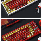 Anime Keycap Set PBT Five-sided Sublimation Ergonomic Original Height Asuka Langley Soryu Mechanical Keyboard Translucent Keycap